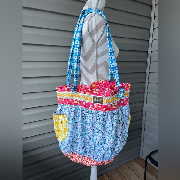 Platinum By Matilda Jane  Busy Bee Large Hobo Bag Tote French Bulldog - Picture 1 of 7